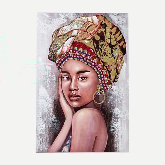Artistry Canvas African Lady Picture Frame - 50x75cm