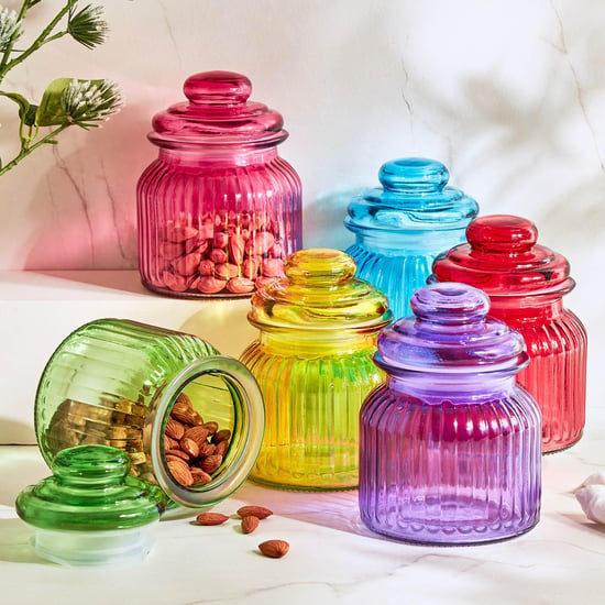 Corsica Medika Set of 6 Glass Jar with Lid - 650ml