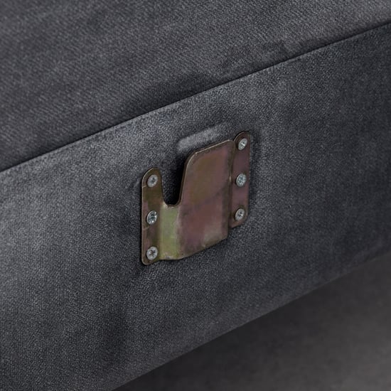 Helios Vive Fabric 3-Seater Left Corner Sofa with Chaise - Grey