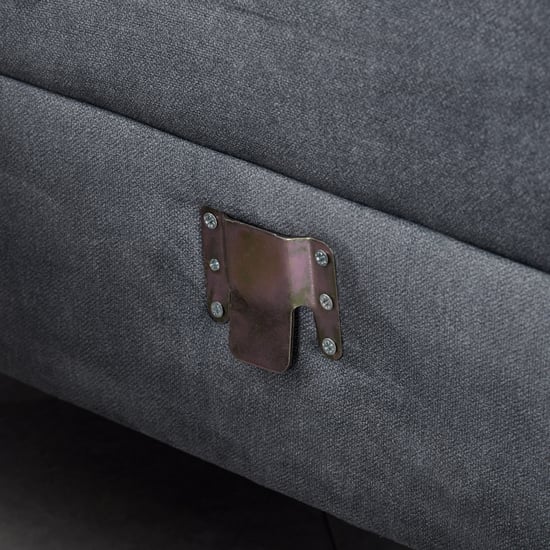 Helios Vive Fabric 3-Seater Left Corner Sofa with Chaise - Grey