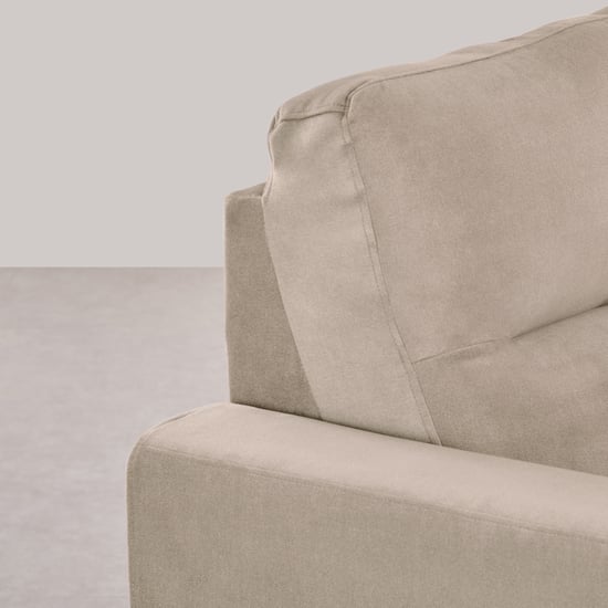 HELIOS Vive Fabric 3-Seater Right Corner Sofa with Lounge - Beige