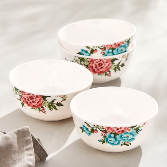 Corsica Set of 4 Melamine Printed Bowl - 250ml