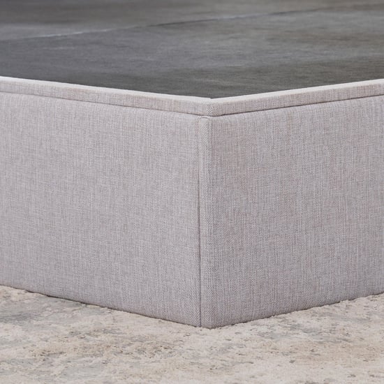 Connect Square Queen Bed with Hydraulic Storage - Grey