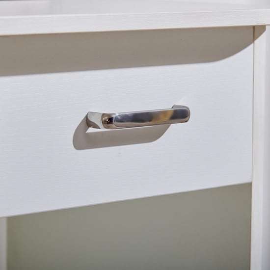 Quadro NXT Computer Desk with Drawer - White