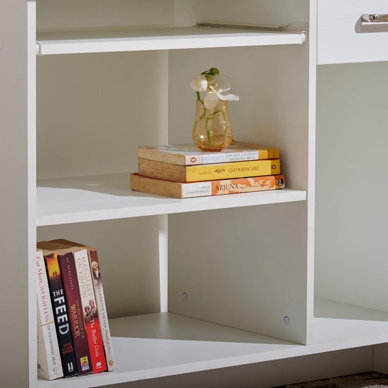 Quadro NXT Computer Desk with Drawer - White