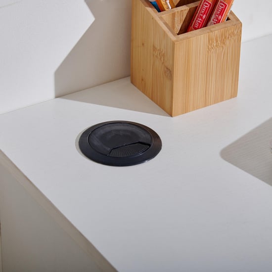 Quadro NXT Computer Desk with Drawer - White