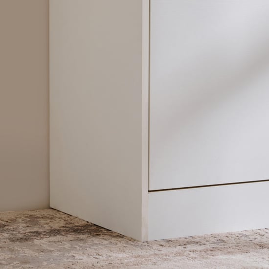 Quadro 3-Door Book Cabinet - White