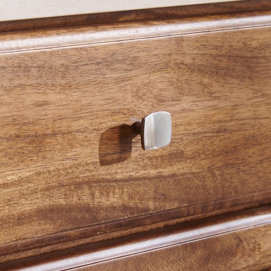 Giza Composite Marble Top Sideboard - Beige and Brown
