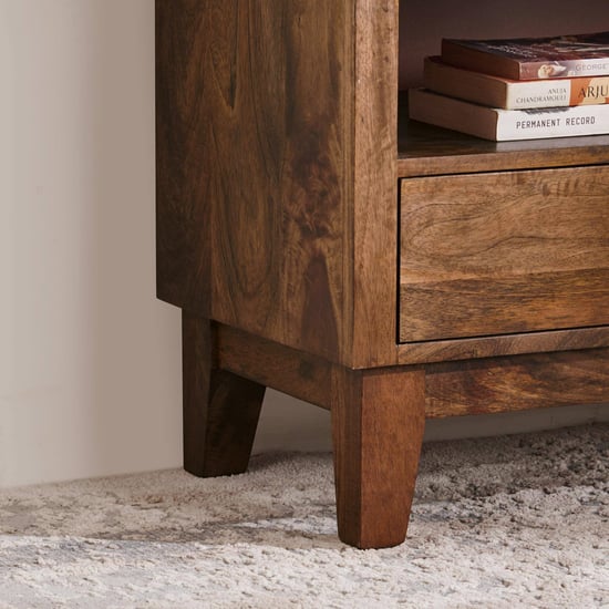 Giza Composite Marble Top TV Unit - Beige and Brown