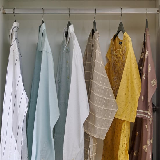 Quadro 2-Door Wardrobe with Mirror - White