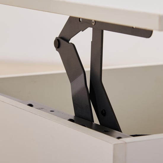 (Refurbished) Helios Reynan Lift-Up Coffee Table - White