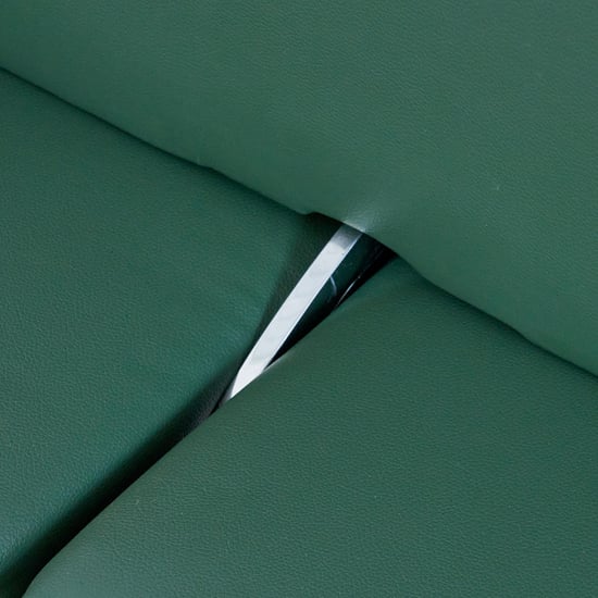 Fern Living Half Leather 2-Seater Sofa - Green