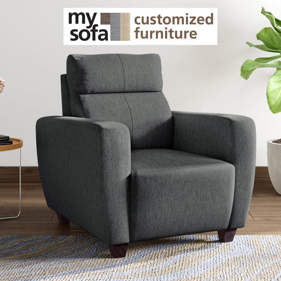 Helios Emily Fabric 1-Seater Sofa - Customized Furniture