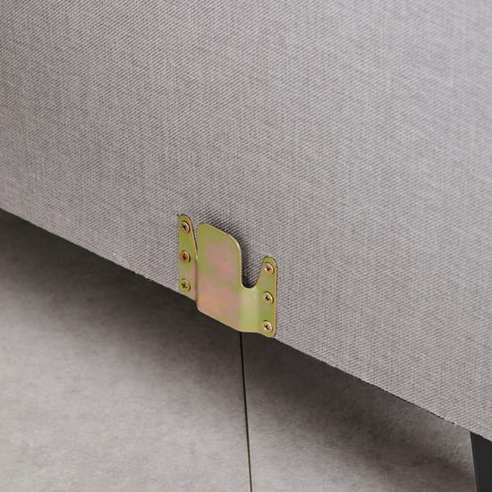 Berry Fabric 3-Seater Corner Sofa with Left Chaise - Grey