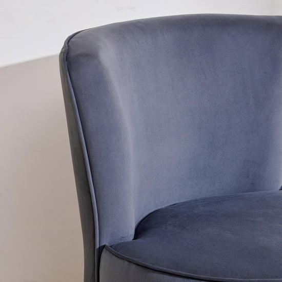 Noa Fabric Rotating Accent Chair - Grey