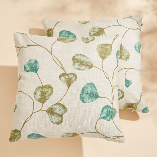 Mellow Syre Set of 2 Printed Cushion Covers - 40x40cm