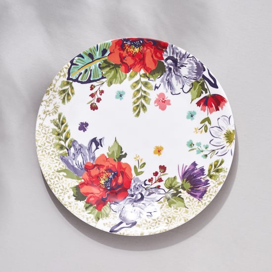 Meadows Theme Farah Melamine Floral Print Side Plate - 19cm