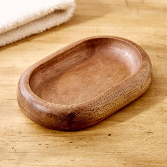 Noelle Natural Wooden Soap Dish