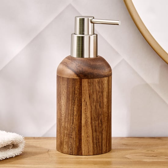 Noelle Natural Wooden Soap Dispenser - 150ml