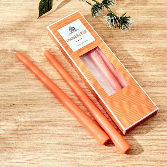 Colour Refresh Set of 4 Mandarin Scented Tapered Candles