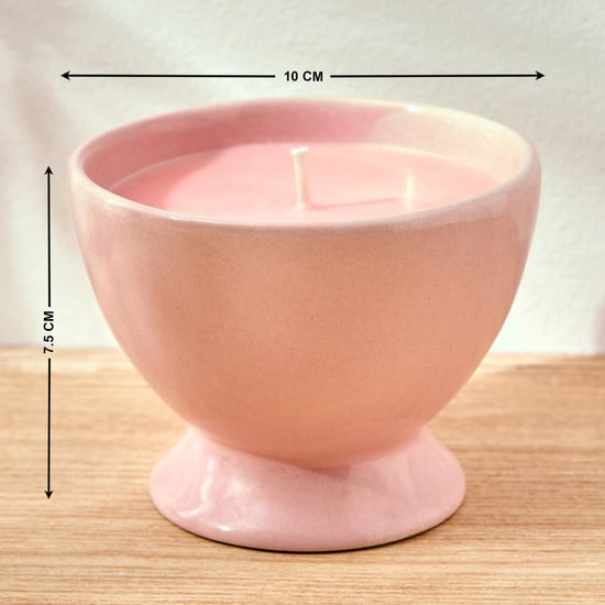 Colour Refresh Rose Scented Jar Candle