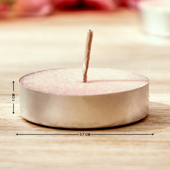 Colour Refresh Set of 30 Rose Scented T-light Candles