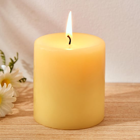 Colour Refresh Lime Scented Pillar Candle