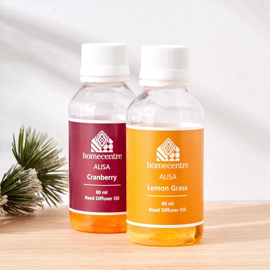 Alisa Set of 2 Cranberry and Lemongrass Diffuser Oils - 80ml