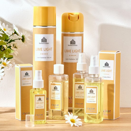 Colour Refresh Lemon Grass Room Spray - 140ml | Yellow | Metal