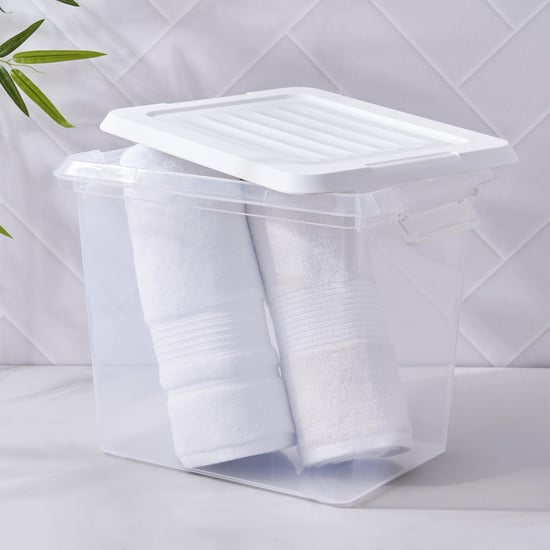 Omnia Secure Polypropylene Storage Box with Lid