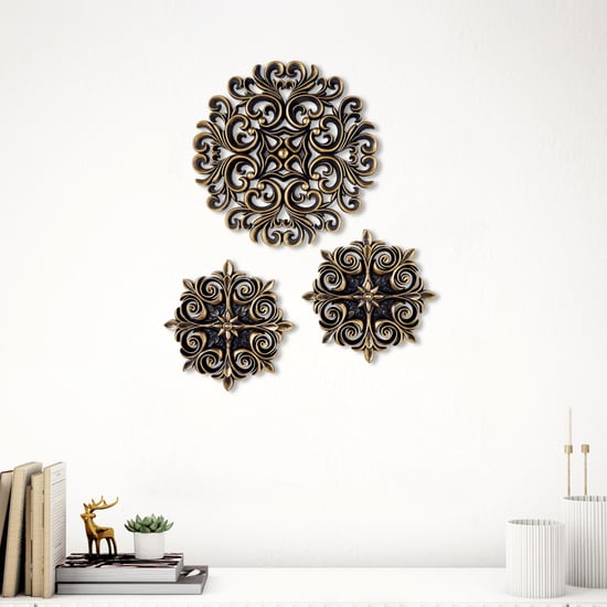 Corvus Mystic Set of 3 Decorative Wall Arts