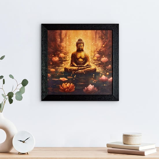 Aura MDF Serene Buddha Picture Frame - 32x32cm