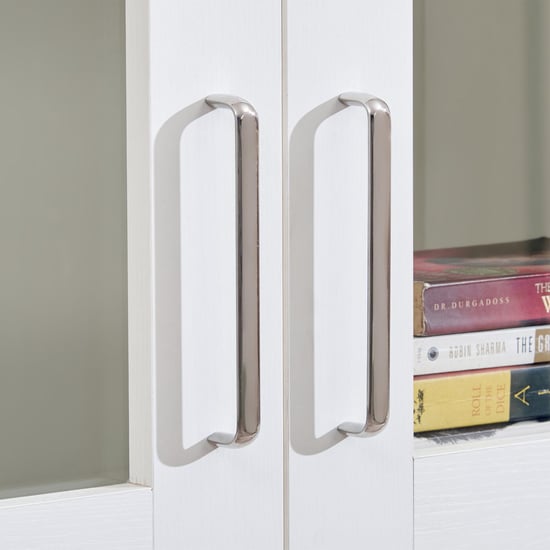 Quadro 2-Door Book Cabinet - White