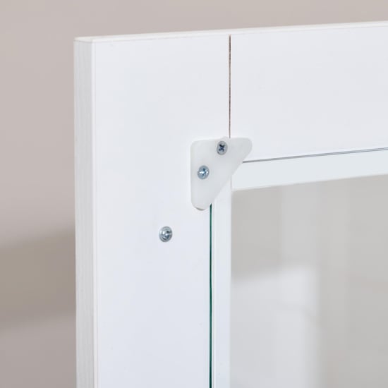 Quadro 3-Door Book Cabinet - White