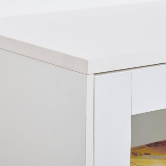 Quadro 3-Door Book Cabinet - White