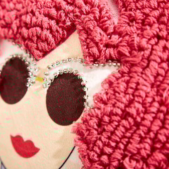 Funky Faces Printed Filled Cushion - 40x40cm