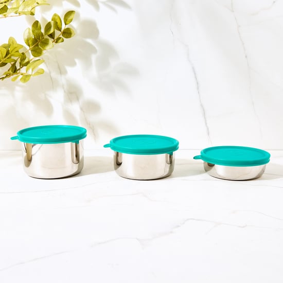 Korobka Taze 3Pcs Stainless Steel Lunch Boxes with Bag