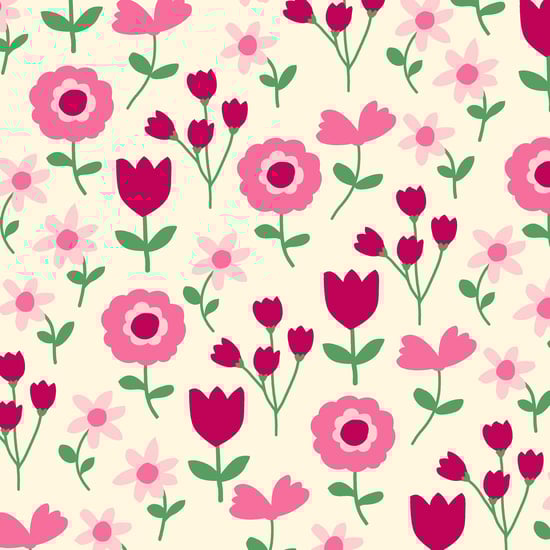 Ezra Dove 144TC Floral Print 3Pcs Queen Bedsheet Set