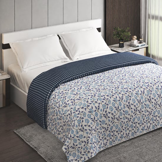 Restful Reflections Cotton Printed Double Comforter