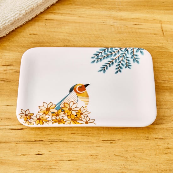 Nova Townsquare Ceramic Printed Soap Dish