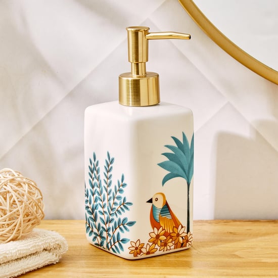 Nova Townsquare Birdy Ceramic Soap Dispenser - 400ml