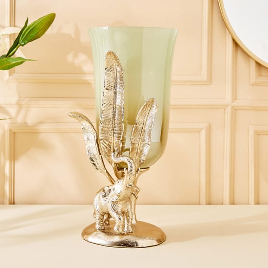 Eternity Vivere Glass Elephant Vase