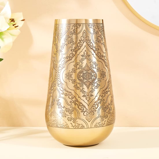 Austin Metal Embossed Vase