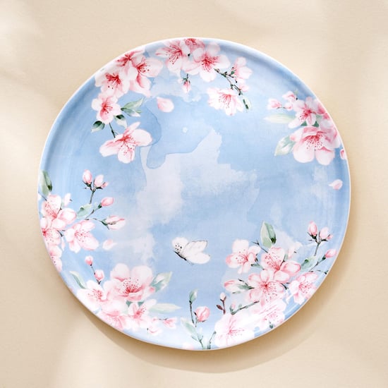 Senorita Ironstone Printed Dinner Plate 28cm Blue