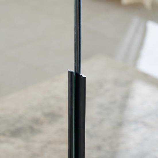 Connect 3-Door Wardrobe with Mirror and Drawer - Grey