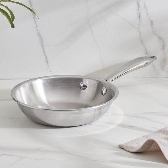 Valeria Carin Triply Stainless Steel Frying Pan - 33cm