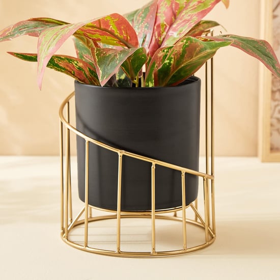 Gloria Shine Metal Planter