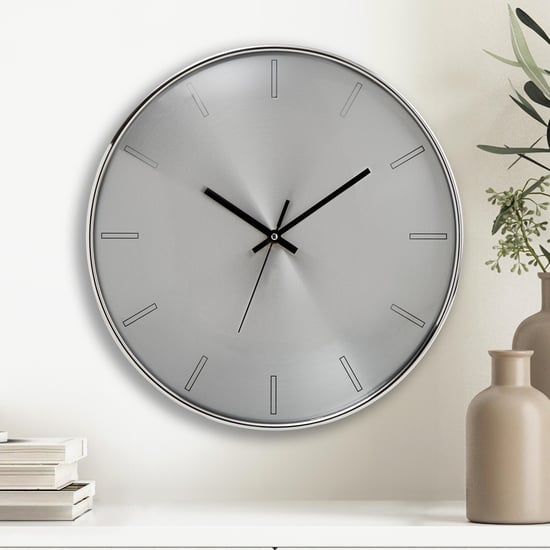 Casablanca Metallic Aluminium Wall Clock - 35cm