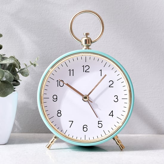 Casablanca Quete Metal Table Clock - 11cm