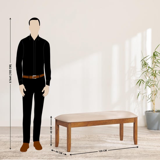 Giza Composite Marble Top 6-Seater Dining Set With Chairs and Bench - Grey